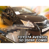 ΑΝΕΜ.SET29610 . TOYOTA AVENSIS 5D COMBI 2009+ ΣΕΤ ΑΝΕΜΟΘΡΑΥΣΤΕΣ ΑΥΤΟΚΙΝΗΤΟΥ ΑΠΟ ΕΥΚΑΜΠΤΟ ΦΙΜΕ ΠΛΑΣΤΙΚΟ HEKO - 4 ΤΕΜ.