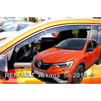 ΑΝΕΜ.27018 . RENAULT ARKANA 5D 2019+ ΑΝΕΜΟΘΡΑΥΣΤΕΣ ΑΥΤΟΚΙΝΗΤΟΥ ΑΠΟ ΕΥΚΑΜΠΤΟ ΦΙΜΕ ΠΛΑΣΤΙΚΟ HEKO - 2 ΤΕΜ.