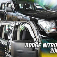 ΑΝΕΜ.13404 . DODGE NITRO 5D 2007-2011 ΖΕΥΓΑΡΙ ΑΝΕΜΟΘΡΑΥΣΤΕΣ ΑΠΟ ΕΥΚΑΜΠΤΟ ΦΙΜΕ ΠΛΑΣΤΙΚΟ HEKO - 2 ΤΕΜ.