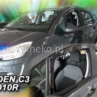 ΑΝΕΜ.12248 . CITROEN C3 2 5D 2009-2017 ΖΕΥΓΑΡΙ ΑΝΕΜΟΘΡΑΥΣΤΕΣ ΑΠΟ ΕΥΚΑΜΠΤΟ ΦΙΜΕ ΠΛΑΣΤΙΚΟ HEKO - 2 ΤΕΜ.