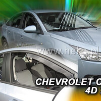 ΑΝΕΜ.10527 . CHEVROLET CRUZE 4D SEDAN 2009-2016 / 5D HTB 2011-2016 / 5D WAGON 2012- ΖΕΥΓΑΡΙ ΑΝΕΜΟΘΡΑΥΣΤΕΣ ΑΠΟ ΕΥΚΑΜΠΤΟ ΦΙΜΕ ΠΛΑΣΤΙΚΟ HEKO - 2 ΤΕΜ.