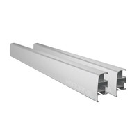 N10206 . ΤΡΑΒΕΡΣΕΣ ΑΛΟΥΜΙΝΙΟΥ ΠΛΑΙΝΕΣ ΜΗΚΟΣ 120CM ΥΨΟΣ 7CM ΓΙΑ ΣΥΣΤΗΜΑ KARGO RACK NORDRIVE - ΣΕΤ 2 ΤΕΜ