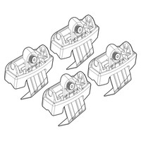 N21142 . SEAT LEON 5D 01/13+ KIT ΑΚΡΑ (ΠΟΔΙΑ) ΓΙΑ ΜΠΑΡΕΣ NORDRIVE