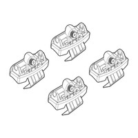 N21234 . OPEL CORSA F 5D 09/19+ / PEUGEOT 208 5D 11/19+ KIT ΑΚΡΑ (ΠΟΔΙΑ) ΓΙΑ ΜΠΑΡΕΣ NORDRIVE