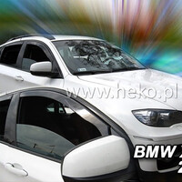 ΑΝΕΜ.11141 . BMW X6 E71 5D 2008-2014 ΖΕΥΓΑΡΙ ΑΝΕΜΟΘΡΑΥΣΤΕΣ ΑΠΟ ΕΥΚΑΜΠΤΟ ΦΙΜΕ ΠΛΑΣΤΙΚΟ HEKO - 2 ΤΕΜ.