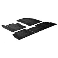 L2438.9 . TOYOTA COROLLA VERSO 06/2009-2018 ΜΑΡΚΕ ΠΑΤΑΚΙΑ SUMISURA ΛΑΣΤΙΧΟ ΣΕ ΜΑΥΡΟ ΧΡΩΜΑ ME ΚΟΥΜΠΩΜΑΤΑ LAMPA - 5 ΤΕΜ.