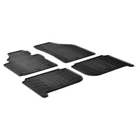 L2431.7 . VOLKSWAGEN TOURAN 05/2003-2015 ΜΑΡΚΕ ΠΑΤΑΚΙΑ SUMISURA ΛΑΣΤΙΧΟ ΣΕ ΜΑΥΡΟ ΧΡΩΜΑ ME ΚΟΥΜΠΩΜΑΤΑ LAMPA - 4 ΤΕΜ.