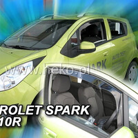 ΑΝΕΜ.10530 . CHEVROLET SPARK M300 5D 2010-2015 ΖΕΥΓΑΡΙ ΑΝΕΜΟΘΡΑΥΣΤΕΣ ΑΠΟ ΕΥΚΑΜΠΤΟ ΦΙΜΕ ΠΛΑΣΤΙΚΟ HEKO - 2 ΤΕΜ.