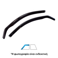 ΑΝΕΜ.10234 . AUDI Q5 5D 2009-2016 ΖΕΥΓΑΡΙ ΑΝΕΜΟΘΡΑΥΣΤΕΣ ΑΠΟ ΕΥΚΑΜΠΤΟ ΦΙΜΕ ΠΛΑΣΤΙΚΟ HEKO - 2 ΤΕΜ.