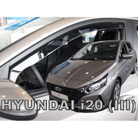 ΑΝΕΜ.17303 . HYUNDAI i20 5D 2020+ ΖΕΥΓΑΡΙ ΑΝΕΜΟΘΡΑΥΣΤΕΣ ΑΥΤΟΚΙΝΗΤΟΥ ΑΠΟ ΕΥΚΑΜΠΤΟ ΦΙΜΕ ΠΛΑΣΤΙΚΟ HEKO - 2 ΤΕΜ.