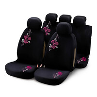 ΒΟΤ29010 . ΚΑΛΥΜΜΑΤΑ ΚΑΘΙΣΜΑΤΩΝ ΣΕΤ MY FLOWER SWIVEL PINK BOTTARI - ΣΕΤ 9 ΤΕΜ.
