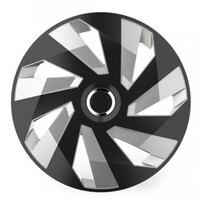 5230/AM . ΤΑΣΙ 15" HUBCAP VECTOR RC SILVER BLACK AMIO- ΣΕΤ 4 ΤΕΜ. ΣΕ ΚΟΥΤΙ