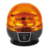 L7299.4 . ΦΑΡΟΣ ΜΑΓΝΗΤΙΚΟΣ+ΒΕΝΤΟΥΖΑ RL-11 9-30V+230V ΕΠΑΝΑΦΟΡΤΙΖΟΜΕΝΟΣ ΠΟΡΤΟΚΑΛΙ 45 LED ΜΕ ΣΠΙΡΑΛ 380cm (128x140mm)