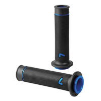 9058.1-LM . ΧΕΙΡΟΛΑΒΕΣ ΤΙΜΟΝΙΟΥ ΜΗΧΑΝΗΣ SPORT-GRIP ΜΑΥΡΟ/ΜΠΛΕ (22 mm-12cm/25mm-12,5cm) LAMPA - 2 ΤΕΜ.