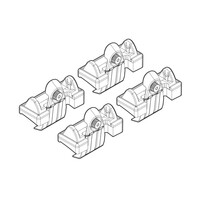 N21038 . VOLVO S40 01/04+ KIT ΑΚΡΑ (ΠΟΔΙΑ) ΓΙΑ ΜΠΑΡΕΣ NORDRIVE