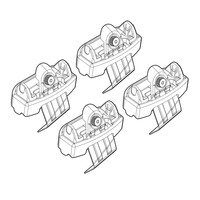 N21125 . VOLVO V60/S60 11/10+ KIT ΑΚΡΑ (ΠΟΔΙΑ) ΓΙΑ ΜΠΑΡΕΣ NORDRIVE