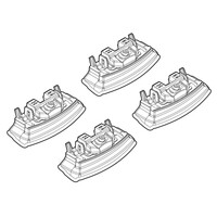 N21165 . KIA CEED 05/12+ KIT ΑΚΡΑ (ΠΟΔΙΑ) ΓΙΑ ΜΠΑΡΕΣ NORDRIVE