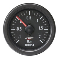 ΟΡΓ/BV/B . ΜΠΑΡΟΜΕΤΡΟ+VACUUM 52mm ΜΑΥΡΟ