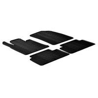 L2435.6 . PEUGEOT 508 03/2011-2018 ΜΑΡΚΕ ΠΑΤΑΚΙΑ SUMISURA ΛΑΣΤΙΧΟ ΣΕ ΜΑΥΡΟ ΧΡΩΜΑ ME ΚΟΥΜΠΩΜΑΤΑ LAMPA - 4 ΤΕΜ.