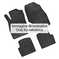 L2442.6 . BMW 5 ΣΕΙΡΑ F10 01/2010-01/2017 / BMW 5 ΣΕΙΡΑ F11 TOURING 06/2010-03/2017 ΜΑΡΚΕ ΠΑΤΑΚΙΑ SUMISURA ΛΑΣΤΙΧΟ ΣΕ ΜΑΥΡΟ ΧΡΩΜΑ ME ΚΟΥΜΠΩΜΑΤΑ LAMPA - 4 ΤΕΜ.