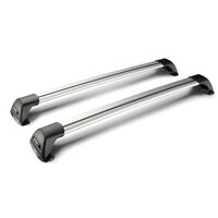 Y8050181 . ΜΠΑΡΕΣ ΟΡΟΦΗΣ ΑΛΟΥΜΙΝΙΟΥ WHISPBAR FLUSH BAR STANDARD 100cm YAKIMA ΜΕ ΚΛΕΙΔΙ - 2 ΤΕΜ.
