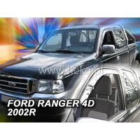 ΑΝΕΜ.15289 . MAZDA B2500 / B2600 / FORD RANGER 2D/ 4D / RANGER 1ΜΙΣΗ ΚΑΜΠΙΝΑ EXTRA CAB 1997-2007 ΖΕΥΓΑΡΙ ΑΝΕΜΟΘΡΑΥΣΤΕΣ ΑΥΤΟΚΙΝΗΤΟΥ ΑΠΟ ΕΥΚΑΜΠΤΟ ΦΙΜΕ ΠΛΑΣΤΙΚΟ HEKO - 2 ΤΕΜ.