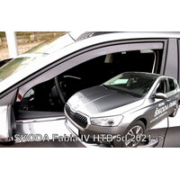 ΑΝΕΜ.28361 . SKODA FABIA HTB 5D 2021+ ΖΕΥΓΑΡΙ ΑΝΕΜΟΘΡΑΥΣΤΕΣ ΑΠΟ ΕΥΚΑΜΠΤΟ ΦΙΜΕ ΠΛΑΣΤΙΚΟ HEKO - 2 ΤΕΜ.