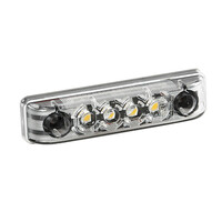 L9838.2 . ΦΩΣ ΟΓΚΟΥ ΦΟΡΤΗΓΟΥ 24V 4LED 16x65mm ΛΕΥΚΟ ΑΔΙΑΒΡΟΧΟ LAMPA - 1ΤΕΜ.