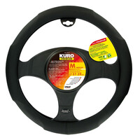L3311.3 . ΚΑΛΥΜΜΑ ΤΙΜΟΝΙΟΥ KURO PREMIUM M 37/39 cm ΜΑΥΡΟ ΑΠΟ ΑΟΣΜΟ, ΜΗ ΤΟΞΙΚΟ, ΟΙΚΟΛΟΓΙΚΟ ΚΑΙ ΑΝΑΚΥΚΛΩΣΙΜΟ ΔΙΑΤΡΗΤΟ TPE ΘΕΡΜΟΠΛΑΣΤΙΚΟ ΕΛΑΣΤΟΜΕΡΕΣ LAMPA - 1 ΤΕΜ.