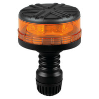 L7292.1 . ΦΑΡΟΣ ΠΕΡΙΣΤΡΕΦΟΜΕΝΟΣ 8LED RL-15 9-32V 3 ΛΕΙΤΟΥΡΓΙΩΝ ΒΙΔΩΤΟΣ ΕΛΑΣΤΙΚΟΣ ΠΟΡΤΟΚΑΛΙ 145x105mm