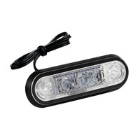 L9701.7 . ΦΩΣ ΟΓΚΟΥ 3LED ΛΕΥΚΟ SMD 12/24V 85mm 20 ΤΕΜ.