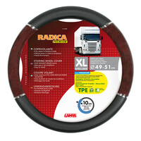 L9876.3 . ΚΑΛΥΜΜΑ ΤΙΜΟΝΙΟΥ ΦΟΡΤΗΓΟΥ RADICA (XL) 49-51 cm (ΜΑΥΡΟ/ΞΥΛΟ/ΟΙΚΟΛΟΓΙΚΟ/ΑΟΣΜΟ)
