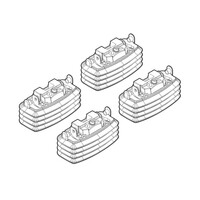 N21030 . OPEL ASTRA H 04/04-10/09 -GTC 04/05-08/11 KIT ΑΚΡΑ (ΠΟΔΙΑ) ΓΙΑ ΜΠΑΡΕΣ NORDRIVE