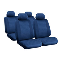 L5497.8 . ΚΑΛΥΜΜΑΤΑ GLAMUR SET POLYESTER NAVY BLUE