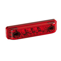 L9838.3 . ΦΩΣ ΦΟΡΤΗΓΟΥ 16x65mm 4LED 24V ΚΟΚΚΙΝΟ