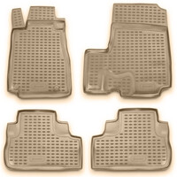 NLC.18.15.212K/NV . HONDA CR-V 01/2007-2012 ΜΑΡΚΕ ΠΑΤΑΚΙΑ ΣΕ ΣΚΑΦΗ TPE ΛΑΣΤΙΧΟ ΣΕ ΜΠΕΖ ΧΡΩΜΑ NOVLINE - 4 ΤΕΜ.