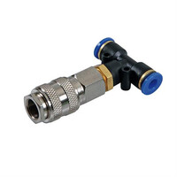 L9800.6 . ΣΥΝΔΕΣΜΟΣ ΑΕΡΑ T-5 ΔΙΠΛΟΣ ΜΕ ΑΝΤΑΠΤΟΡΑ 8mm 13bar kg/cm