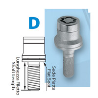 L.MG26002SUB . ΜΠΟΥΛΟΝΙΑ ΑΣΦΑΛΕΙΑΣ 12x1,25 34,5mm (17) ΙΣΙΑ ΜΑΥΡΑ D010