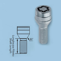 L.MG27185SU . ΜΠΟΥΛΟΝΙΑ ΑΣΦΑΛΕΙΑΣ 12x1,25 35,6mm (19) ΚΩΝΙΚΑ A070