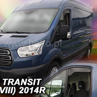 ΑΝΕΜ.15309/VAN . FORD TRANSIT 8 2013+ ΚΟΝΤΟ ΖΕΥΓΑΡΙ ΑΝΕΜΟΘΡΑΥΣΤΕΣ ΑΠΟ ΕΥΚΑΜΠΤΟ ΦΙΜΕ ΠΛΑΣΤΙΚΟ HEKO - 2 ΤΕΜ.