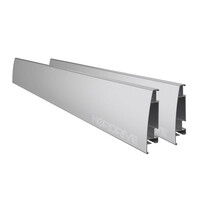 N10204 . ΤΡΑΒΕΡΣΕΣ ΑΛΟΥΜΙΝΙΟΥ ΠΛΑΙΝΕΣ ΜΗΚΟΣ 210CM ΥΨΟΣ 12CM ΓΙΑ ΣΥΣΤΗΜΑ KARGO RACK ΣΕΤ 2 ΤΕΜ.
