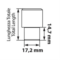L.MG21156SL . Μπουλόνια Ασφαλείας 12x1,5 15/35mm (21) ίσια ULTRA HIGHT SECURITY J030