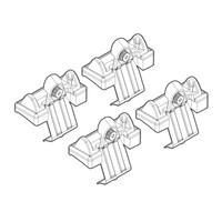N21017 . ALFA ROMEO 147 3D/5D 10/00-03/11 KIT ΑΚΡΑ (ΠΟΔΙΑ) ΓΙΑ ΜΠΑΡΕΣ NORDRIVE