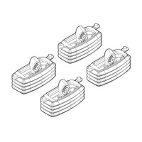 N21031 . SEAT LEON 03/00-08/05 KIT ΑΚΡΑ (ΠΟΔΙΑ) ΓΙΑ ΜΠΑΡΕΣ NORDRIVE