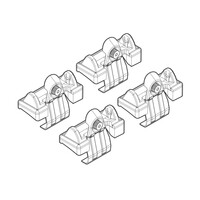 N21062 . FIAT BRAVO 02/07+ KIT ΑΚΡΑ (ΠΟΔΙΑ) ΓΙΑ ΜΠΑΡΕΣ NORDRIVE