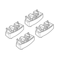 N21107 . PEUGEOT 207 3D/5D KIT ΑΚΡΑ (ΠΟΔΙΑ) ΓΙΑ ΜΠΑΡΕΣ NORDRIVE