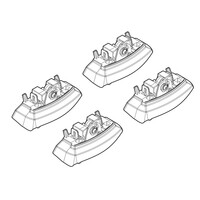 N21154 . OPEL ADAM 02/13+ KIT ΑΚΡΑ (ΠΟΔΙΑ) ΓΙΑ ΜΠΑΡΕΣ NORDRIVE