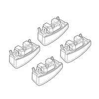 N21159 . FIAT PANDA 2/12+ KIT ΑΚΡΑ (ΠΟΔΙΑ) ΓΙΑ ΜΠΑΡΕΣ NORDRIVE
