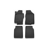 NLC.36.19.210/NV . NISSAN NAVARA 4D D40 2005+ ΠΑΤΑΚΙΑ ΜΑΡΚΕ ΛΑΣΤΙΧΟ  ΣΚΑΦΑΚΙΑ 4ΤΕΜ. (ΜΕΓΑΛΗ  ΠΟΡΤΑ ΠΙΣΩ 4D) ΜΑΥΡΟ
