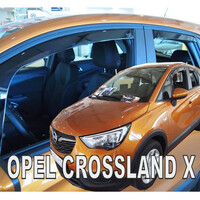 ΑΝΕΜ.SET25395 . OPEL CROSSLAND X 5D 2017+ ΣΕΤ ΑΝΕΜΟΘΡΑΥΣΤΕΣ ΑΥΤΟΚΙΝΗΤΟΥ ΑΠΟ ΕΥΚΑΜΠΤΟ ΦΙΜΕ ΠΛΑΣΤΙΚΟ HEKO - 4 ΤΕΜ.